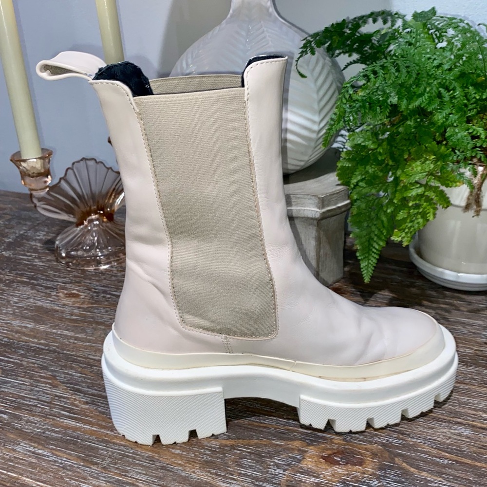Equitare Women’s Blush Aletta Ankle Boots Leather Platform Chunky‎ Sole US6 EU36 - Picture 8 of 14